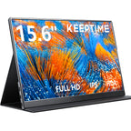 モバイルモニター 15.6インチ 1920*1080 モバイルディスプレイ ポータブルモニター IPS液晶パネル 非光沢画面 薄型 軽量 マグネット保護カバー付き USB Type-C ミニHDMI PS4/XBOX/Sw-itch/PC/Macなど対応 在宅勤務 リモートワーク