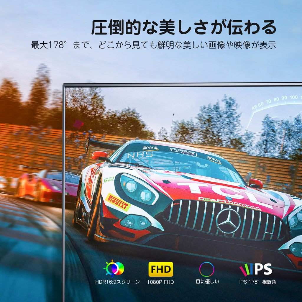 モバイルモニター 15.6インチ 1920*1080 モバイルディスプレイ ポータブルモニター IPS液晶パネル 非光沢画面 薄型 軽量 マグネット保護カバー付き USB Type-C ミニHDMI PS4/XBOX/Sw-itch/PC/Macなど対応 在宅勤務 リモートワーク