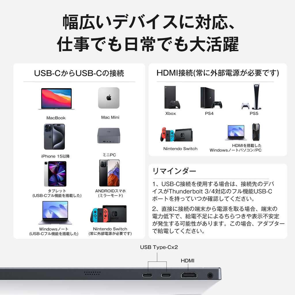 KEEPTIME モバイルモニター 4k モバイルディスプレイ 16 インチ3840x2400 黄金比16:10 色深度10bit 400cd/㎡ 高輝度 IPSパネル 100%sRGB広色域 ポータブルモニター 超軽量 スピーカー内蔵 マグネット保護カバー付き